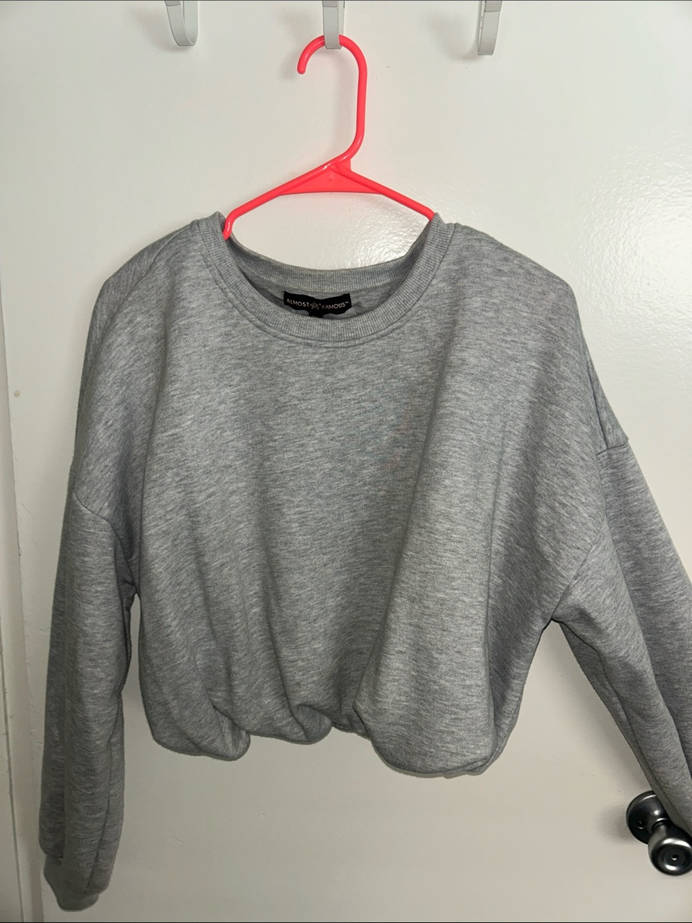 Almost Famous Light Gray Crewneck Sweatshirt